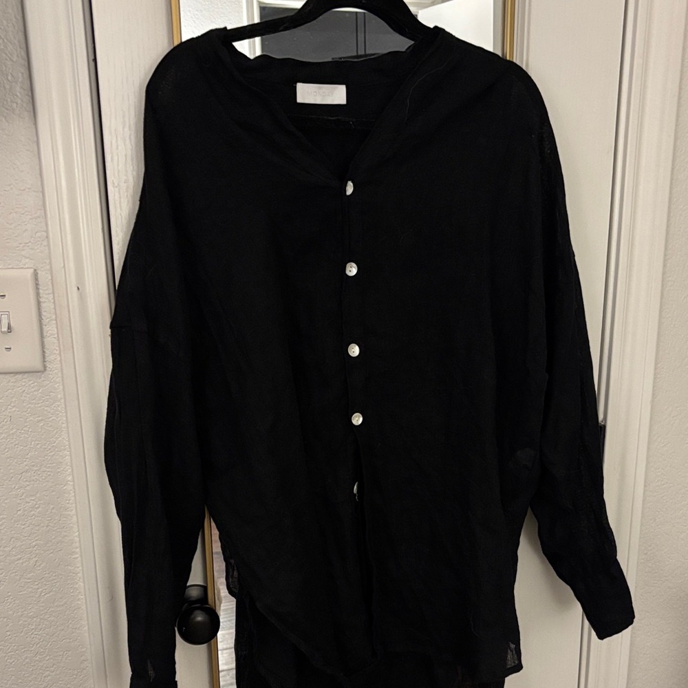 Monday Swimwear Black Barcelona Tunic